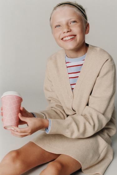 Zara CARDIGAN - Sand