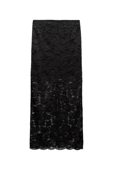 LACE MIDI SKIRT