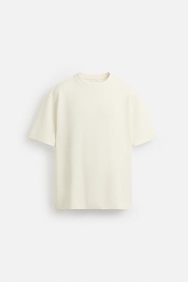 SUDADERA ESTRUCTURA - Blanco roto de Zara