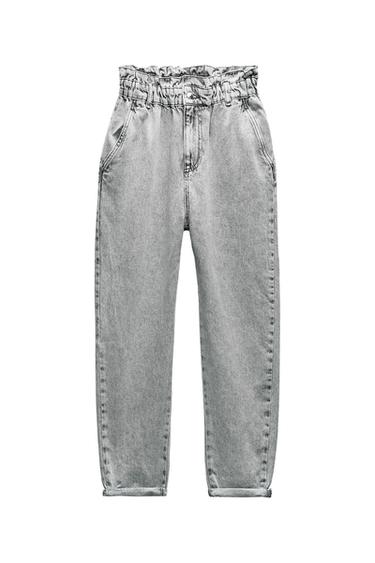 Z1975 HIGH-WAIST BAGGY PAPERBAG JEANS
