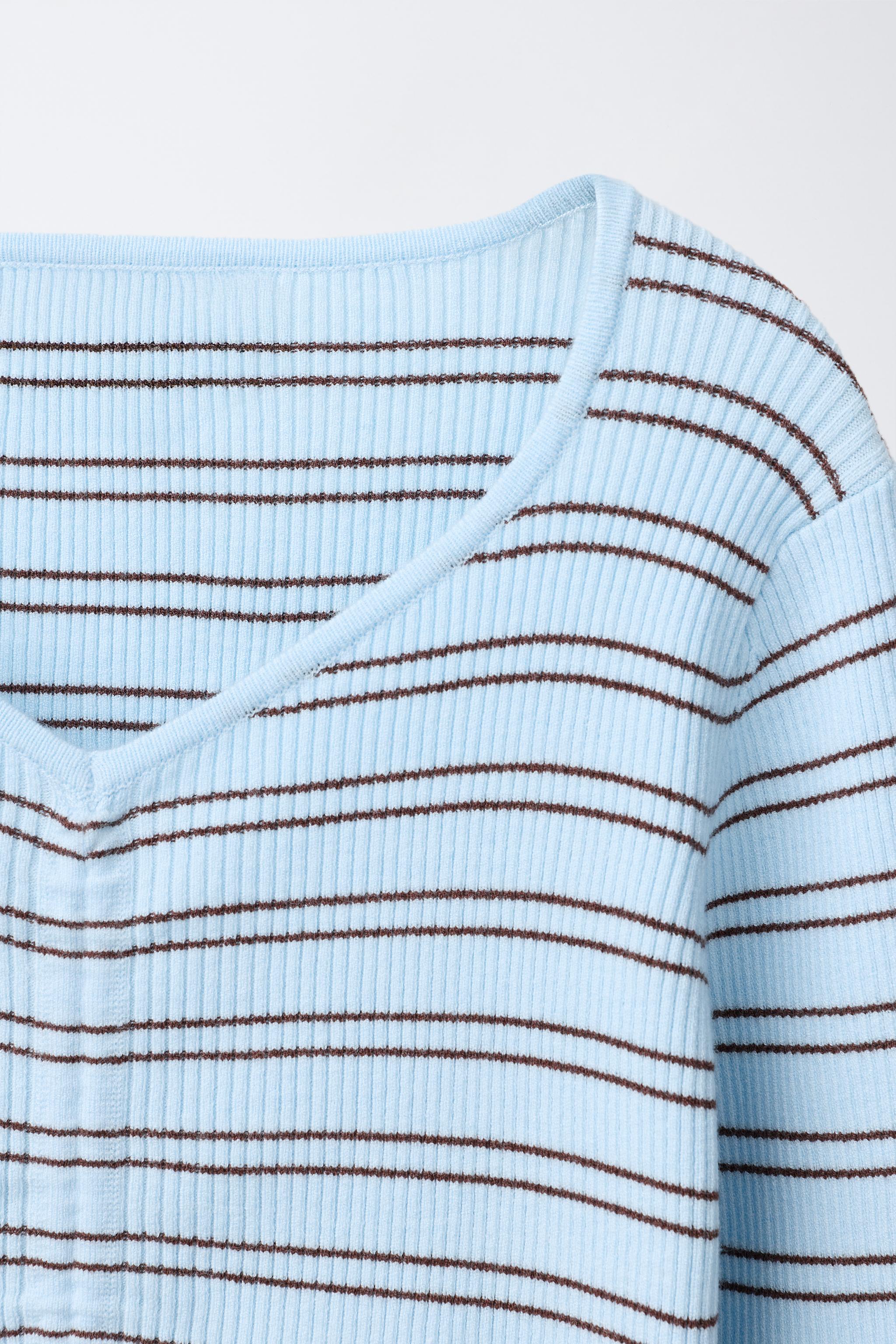 RUFFLED RIBBED JUMPER