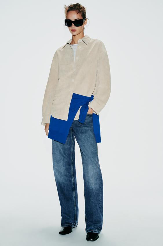 CHEMISE 100% CUIR BOUTONS REVÊTUS - Pierre de Zara - Image 0
