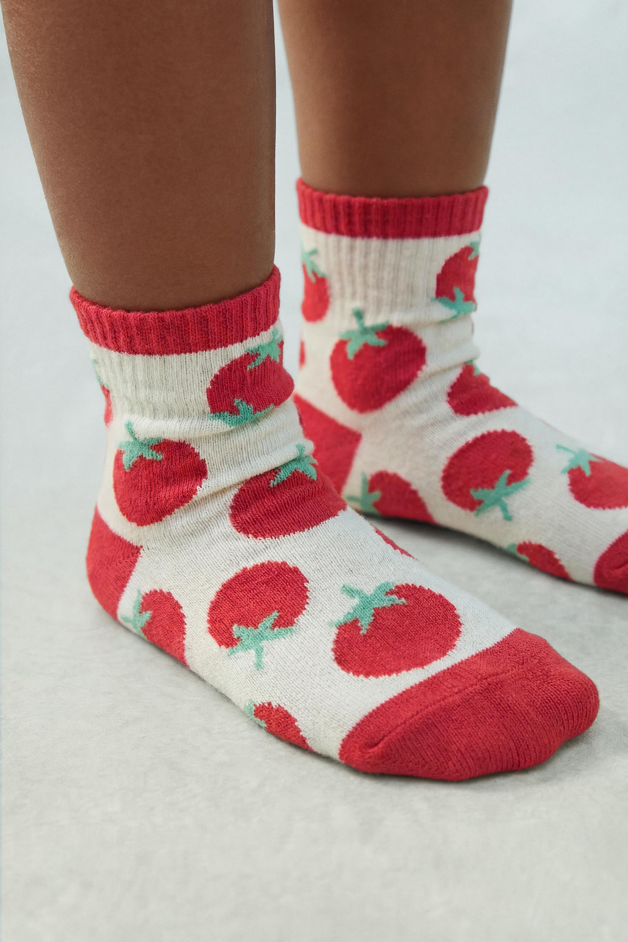 CASA LAWA X ZARA KIDS TWO-PACK SHORT SOCKS