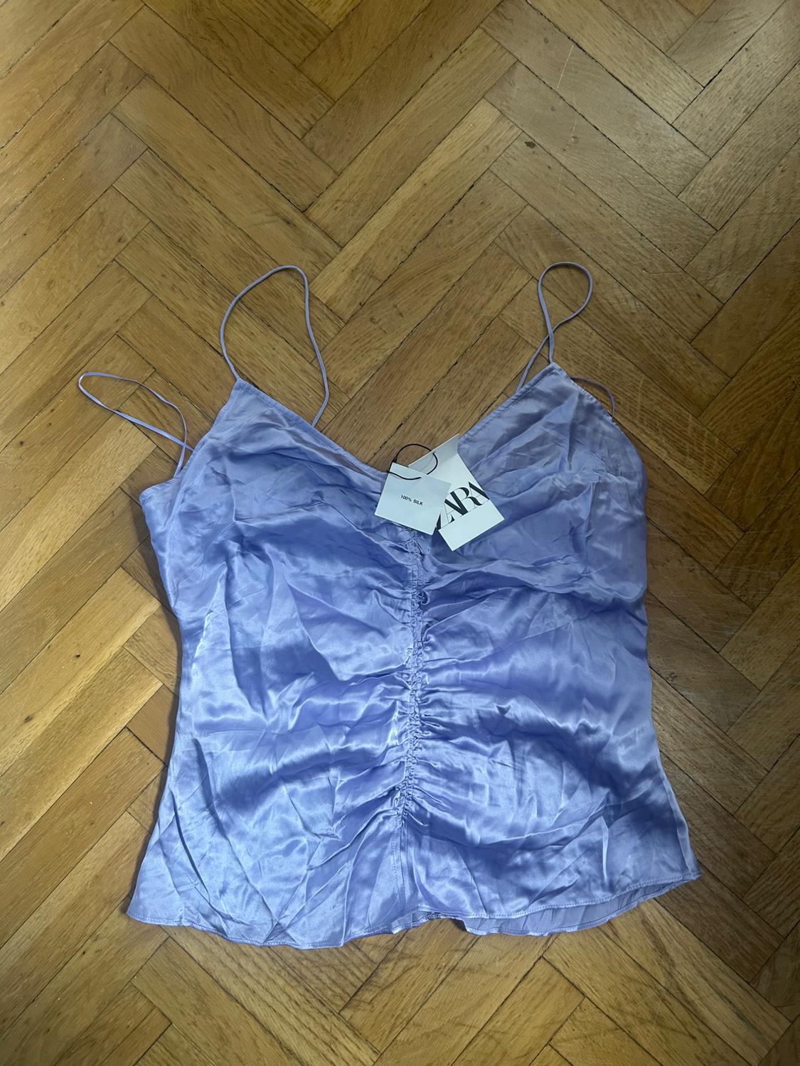 SILK CAMISOLE TOP - Image 2
