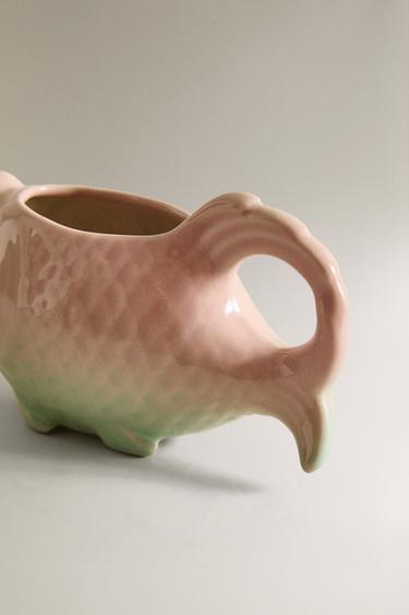 PICHET EN CÉRAMIQUE POISSON - Rose de Zara - Image 3