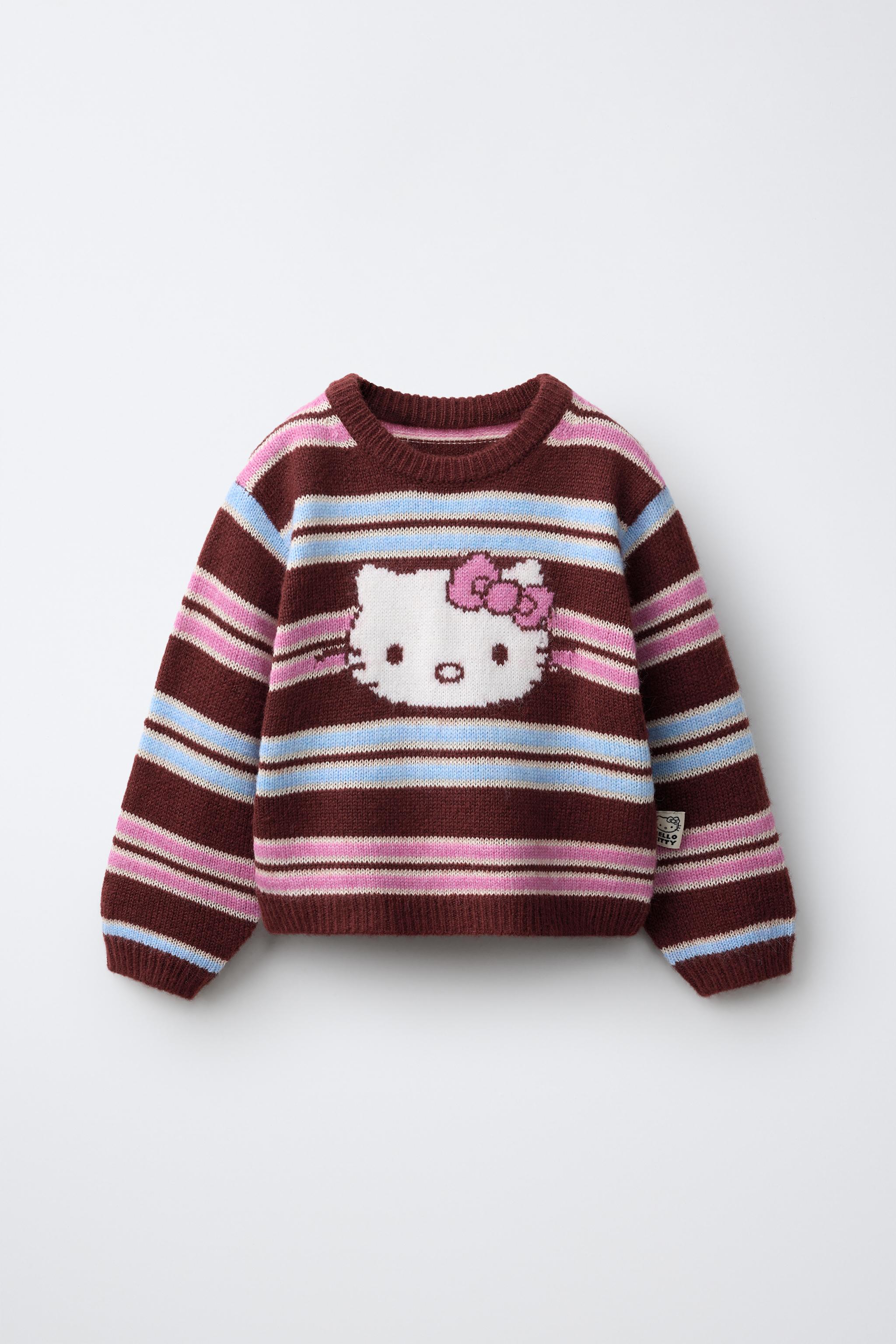 HELLO KITTY © SANRIO ストライプニットセーター - マルチカラ― | ZARA