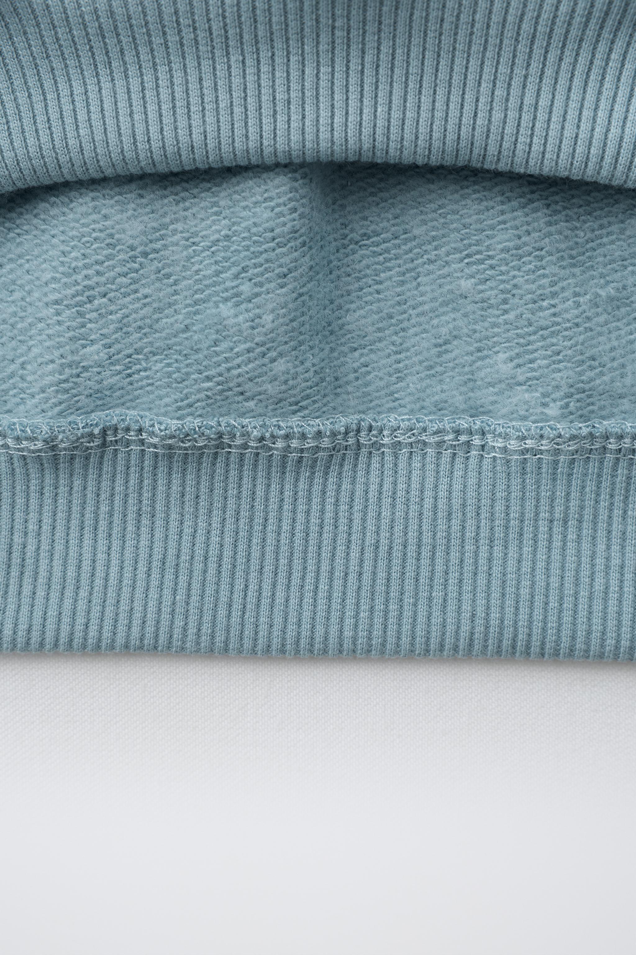 SWEAT UNI CÔTELÉ