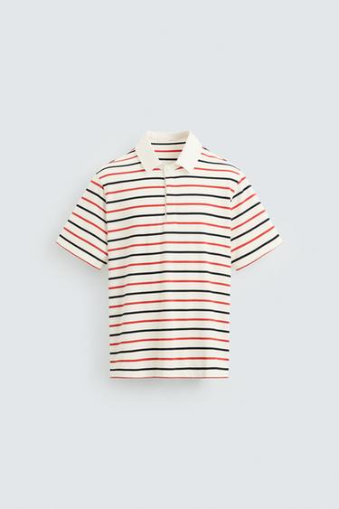 STRIPED POLO SHIRT - striped by Zara