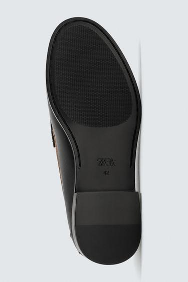 LIMITED EDITION LEATHER LOAFERS - Black by Zara - Image 6