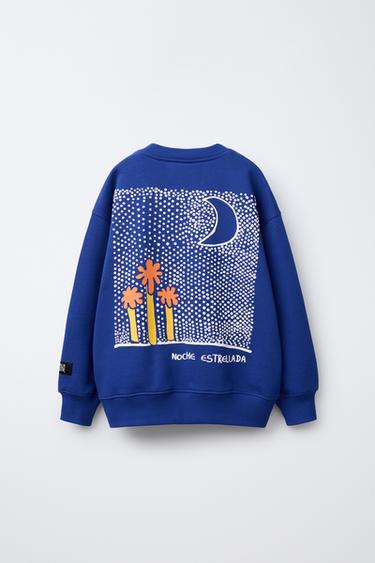STARRY NIGHT ALGO DE JAIME © SWEATSHIRT - Midnight blue by Zara - Image 1