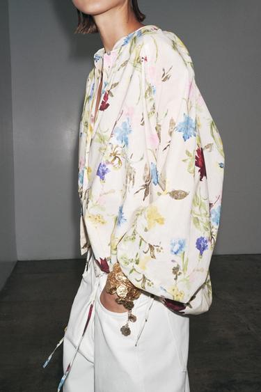 ZW COLLECTION FLORAL PRINT SHIRT - 029 by Zara - Image 3