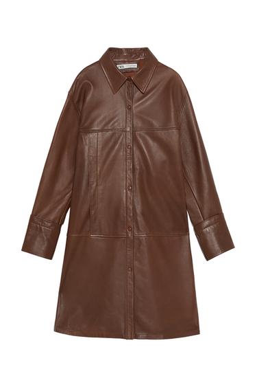 LEATHER OVERSHIRT