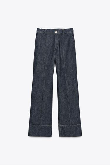 PANTALÓN Z1975 BOOTCUT DENIM - Azul de Zara