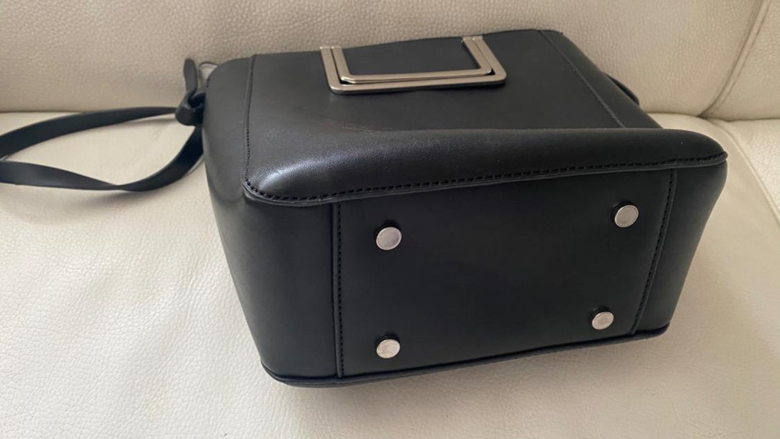 MINI TOTE BAG WITH SQUARE METAL HANDLES - Image 4