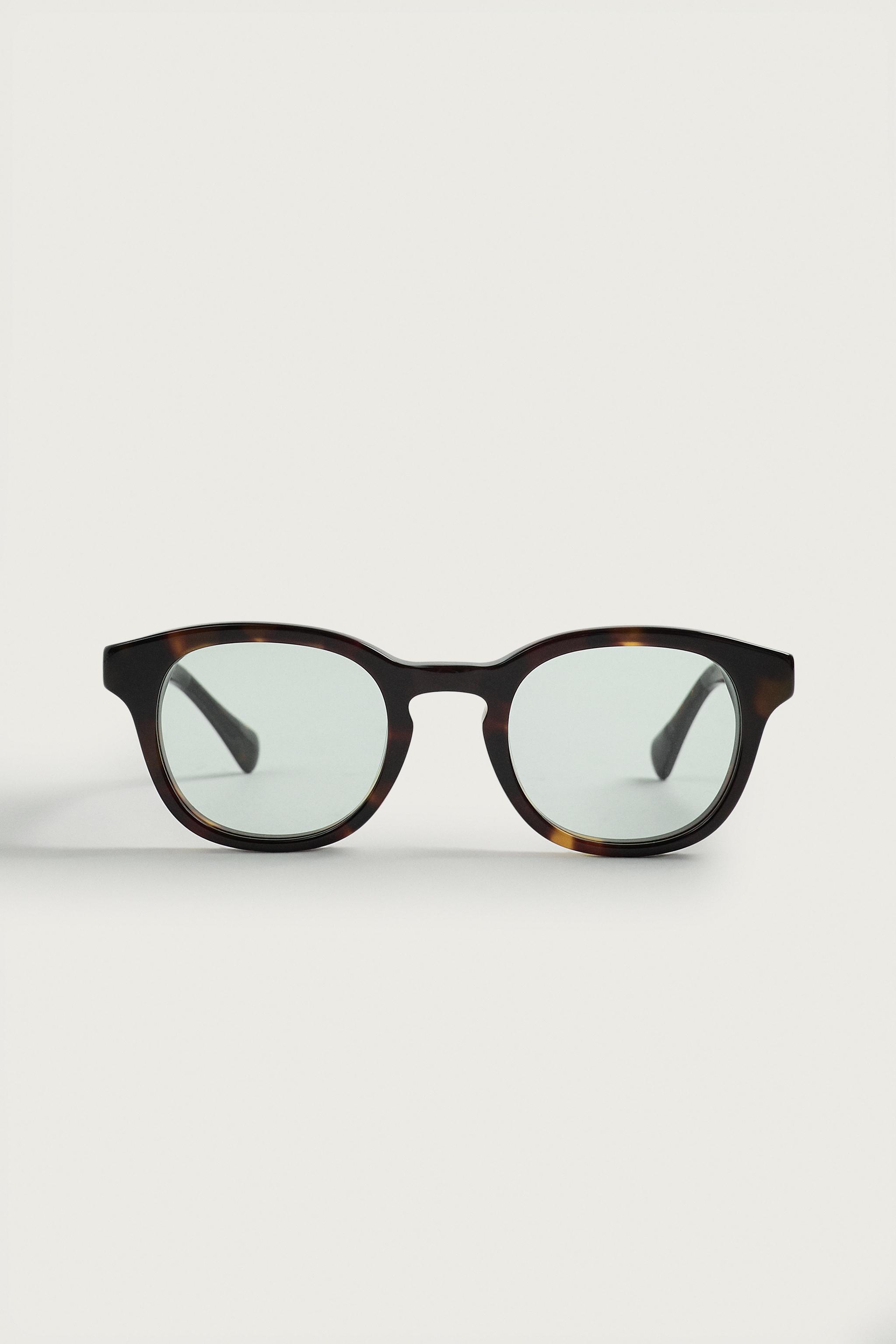 RECTANGULAR SUNGLASSES — Tortoiseshell