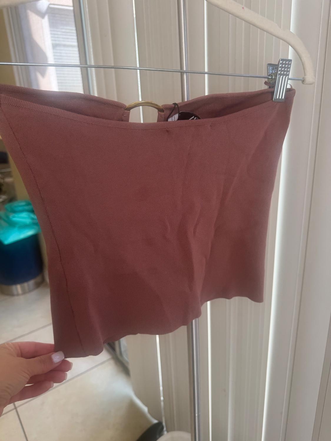 ASYMMETRIC KNIT TOP - Image 2