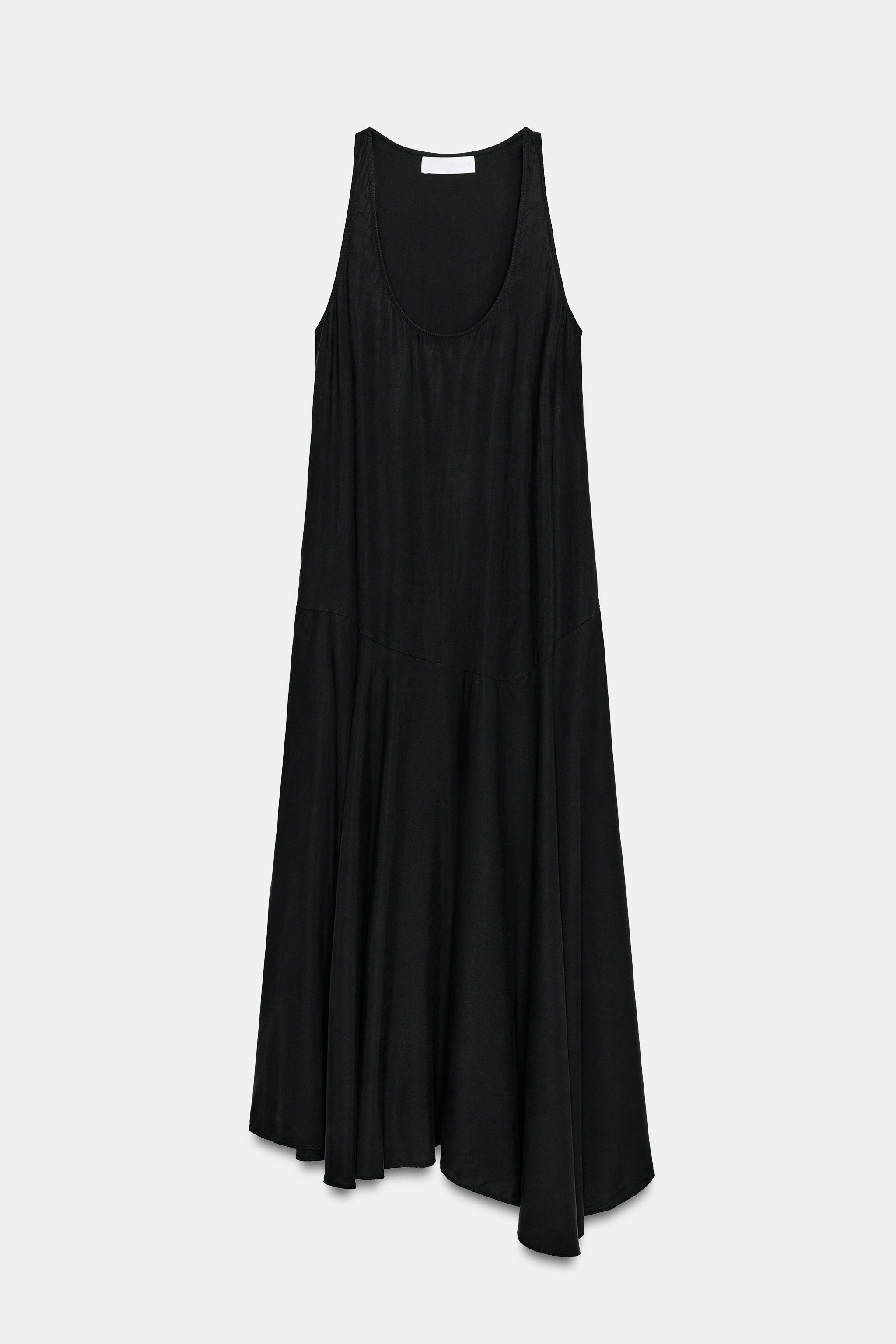 ROBE MI-LONGUE EN LYOCELL