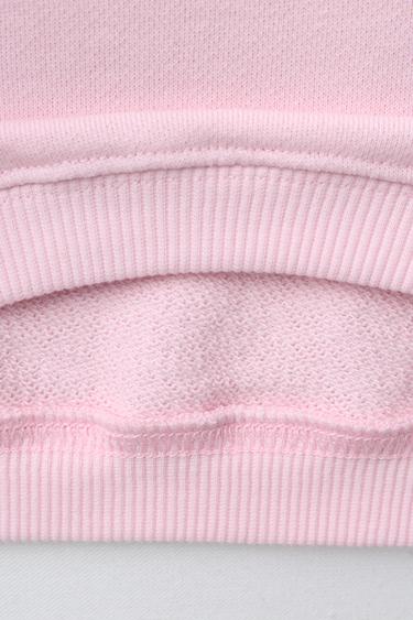 SWEAT COL CLAUDINE ONDULINA - Rose clair de Zara - Image 4