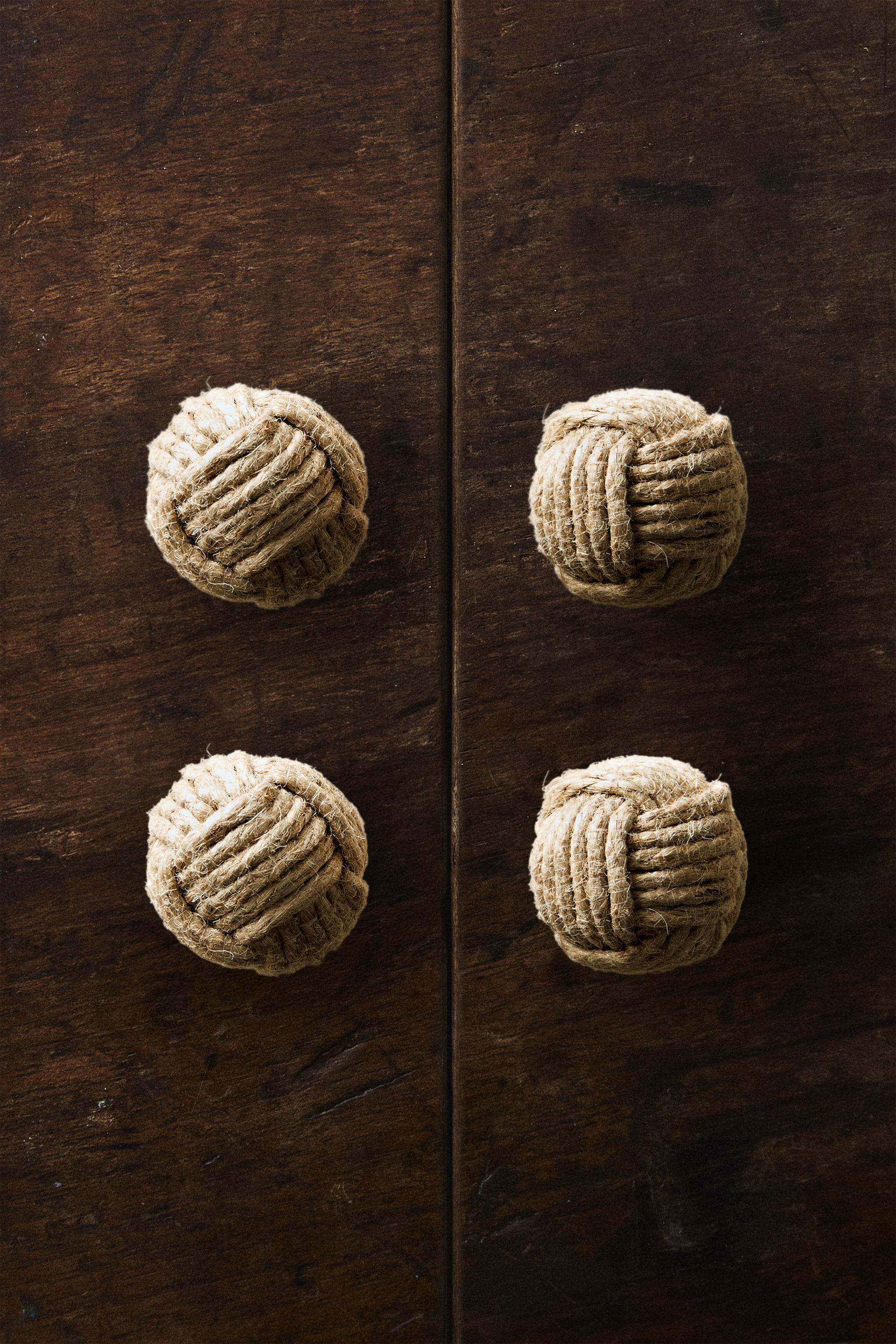 SET OF MINI KNOT KNOBS (SET OF 4)
