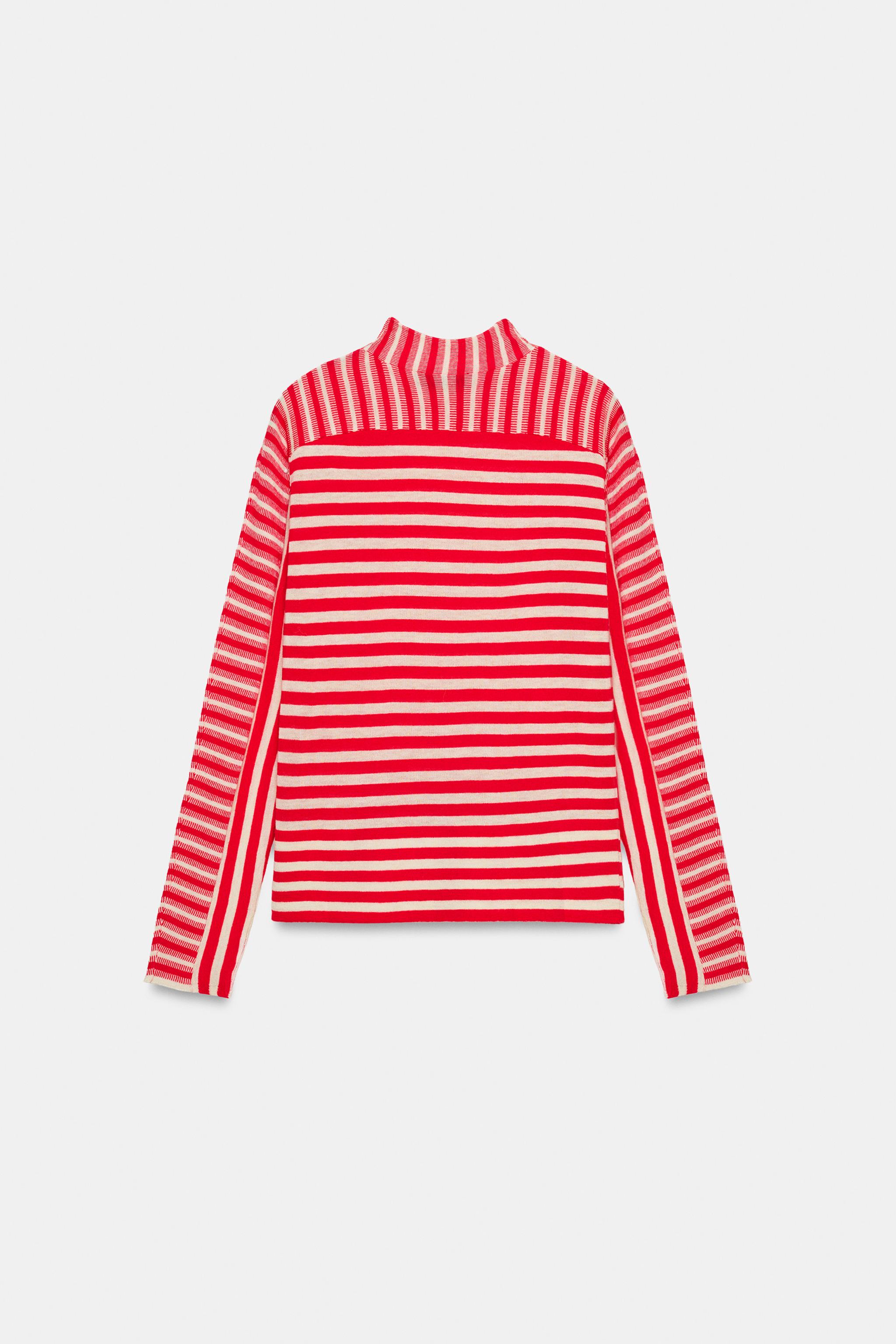 STRIPED WOOL JUMPER