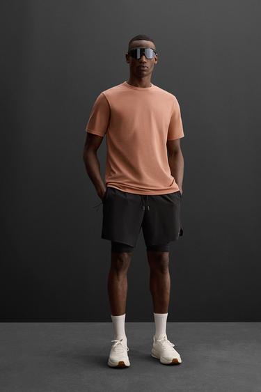 T-SHIRT DE TREINO RELAXED - Telha da Zara