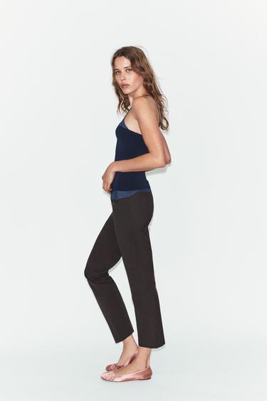 COMBINED TULLE STRAPPY TOP - Blue by Zara - Image 2