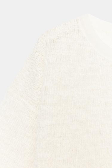 CUERPO OVERSIZE PUNTO ESTRUCTURA - Crudo de Zara