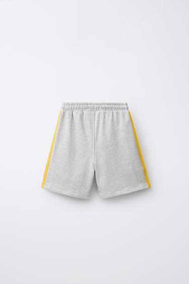 BERMUDA EN MOLLETON NBA - LOS ANGELES LAKERS - Gris chiné de Zara - Image 1