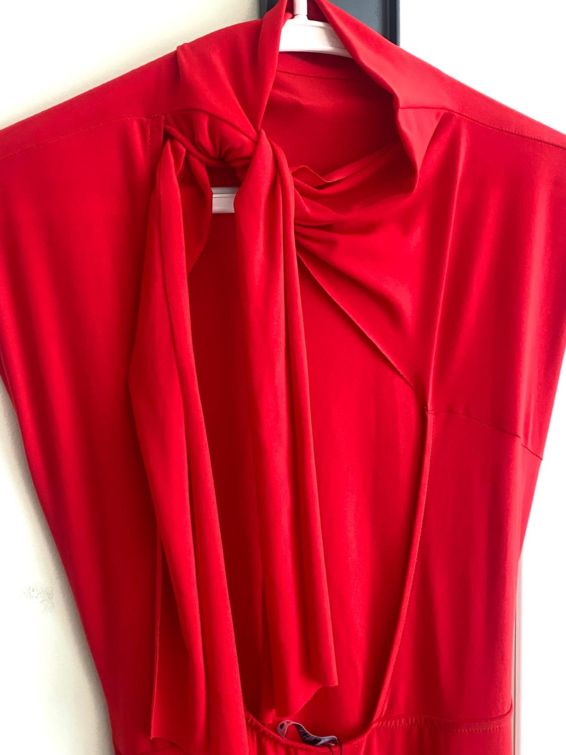 FLOWING DRESS WITH BACK KNOT - Image 6