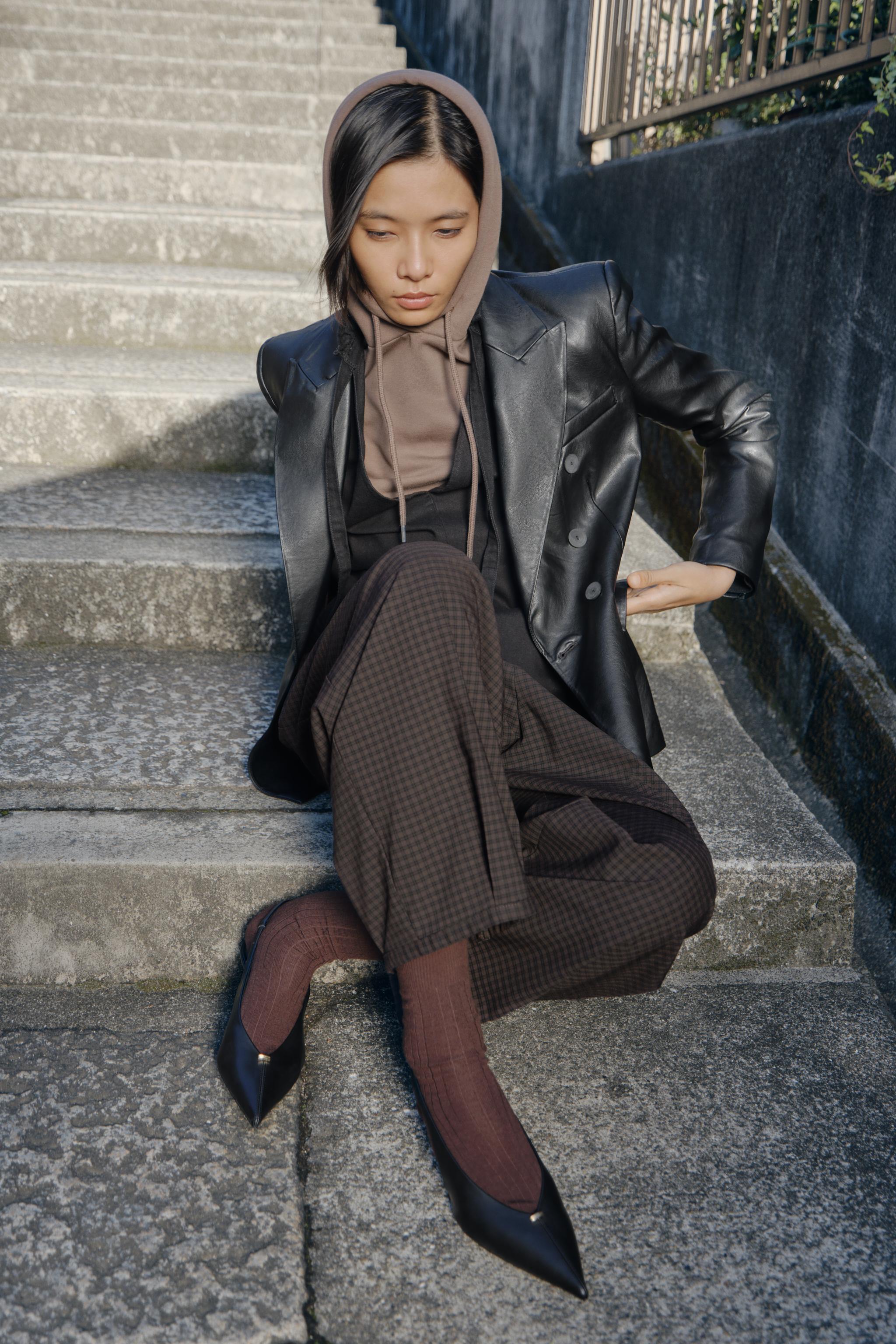 フェイクレザーブレザー | ZARA 日本