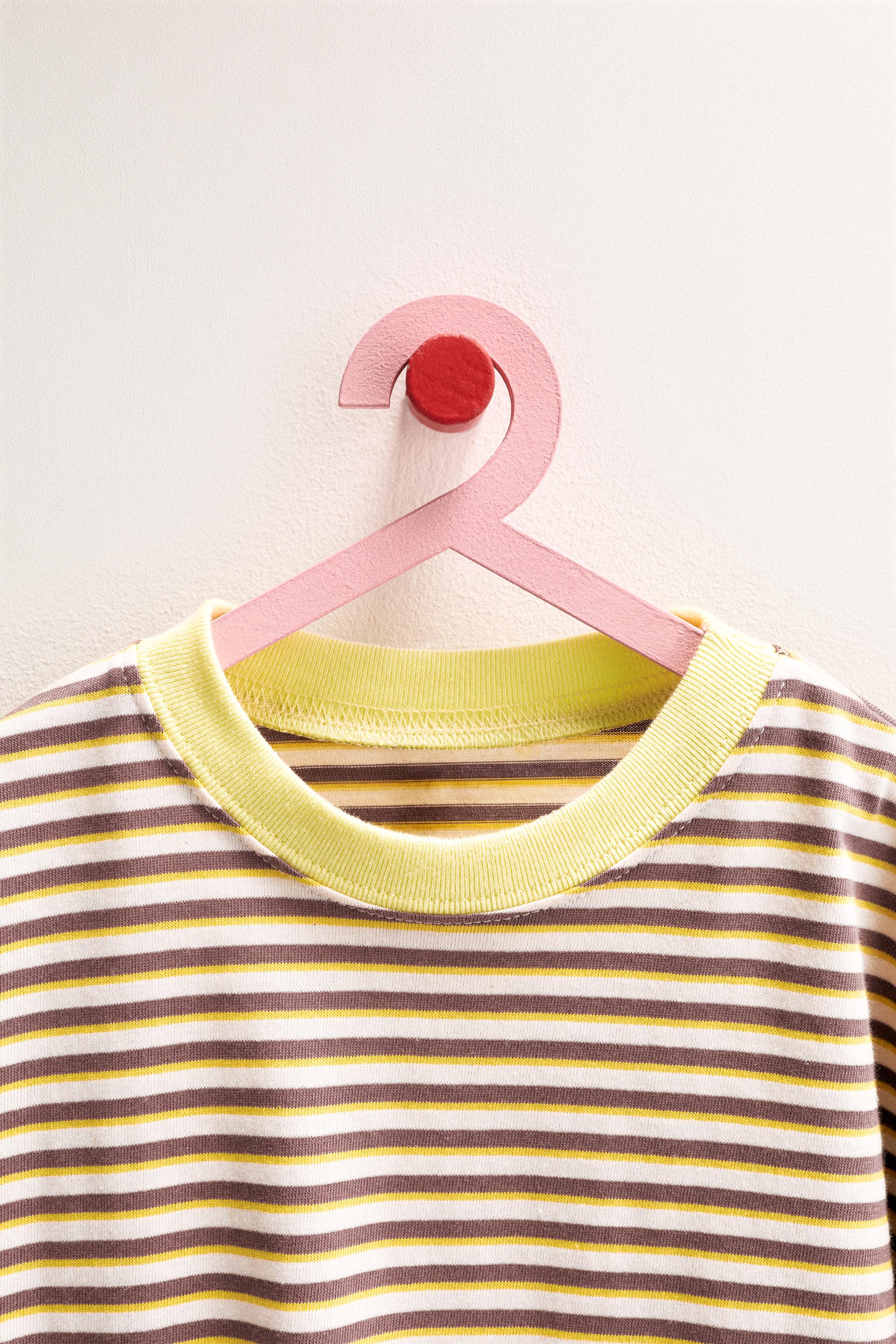 ZARA TIMELESS - T-SHIRT RAYURES COL CONTRASTE
