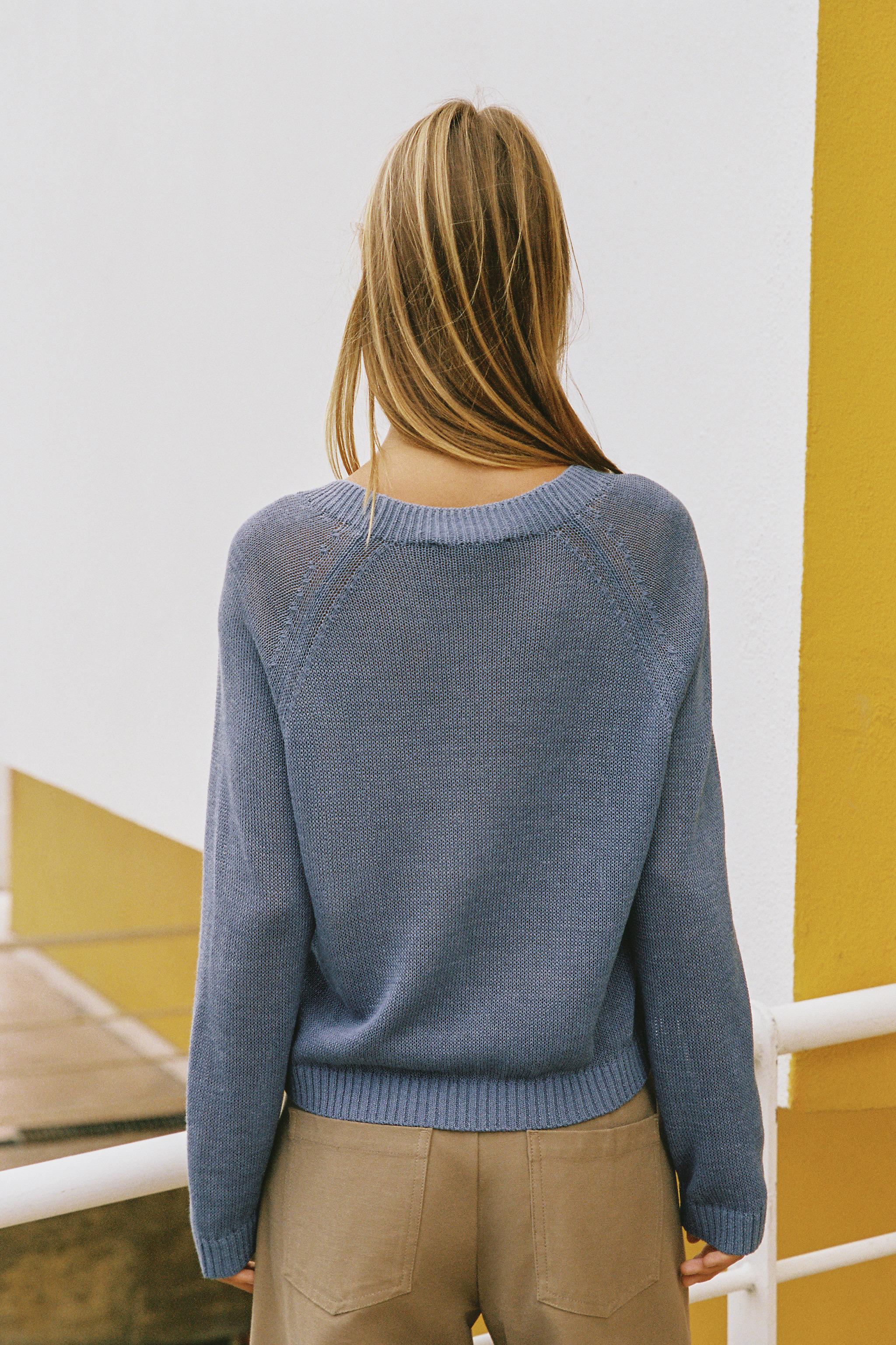 KNIT BUTTON-UP JUMPER