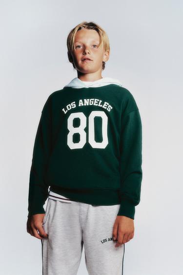 JOGGING HOODIE - Green by Zara