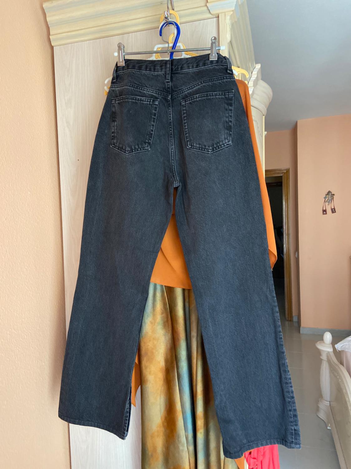 SPLIT WIDE-LEG JEANS - Image 2