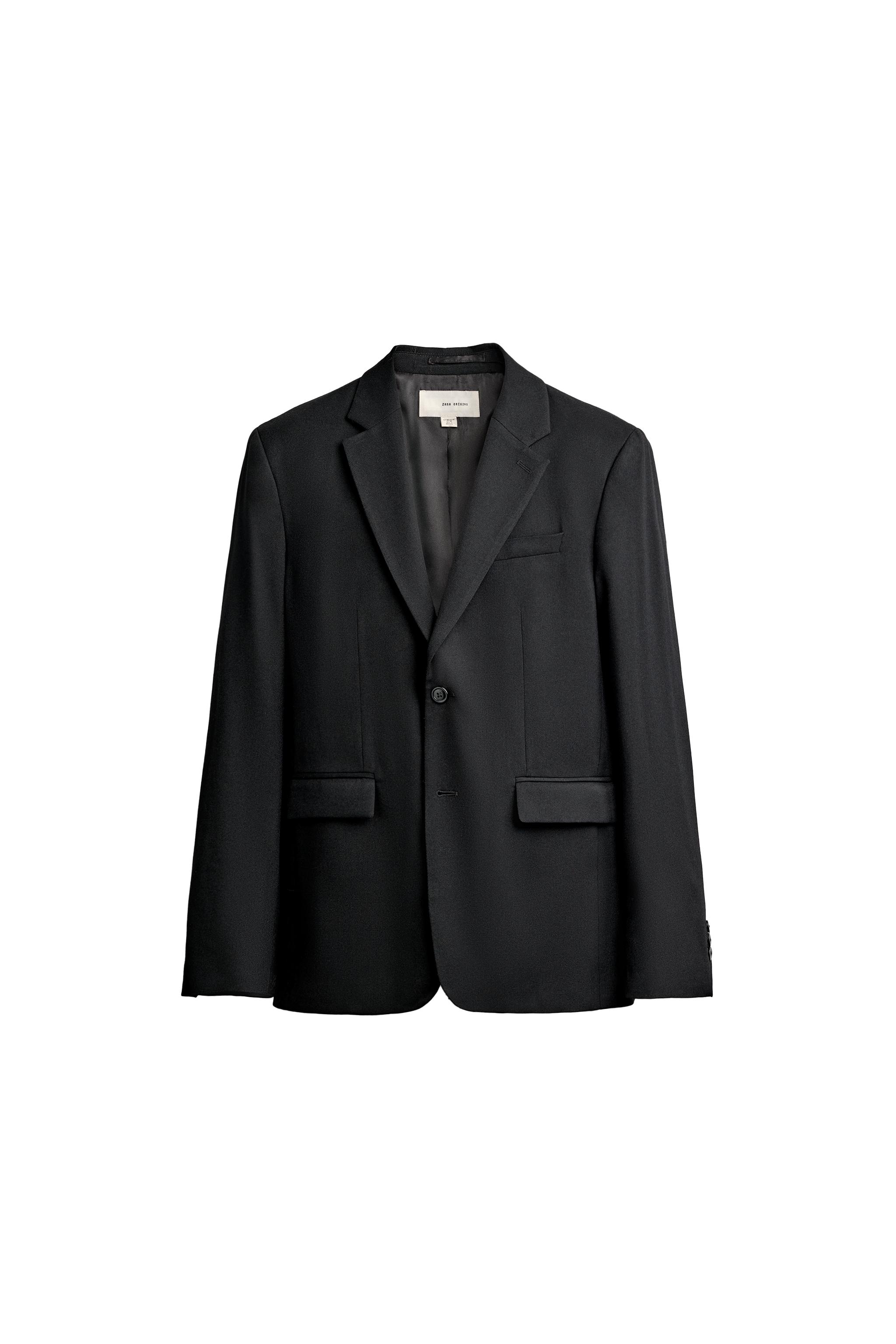 100% WOOL REGULAR FIT SUIT BLAZER