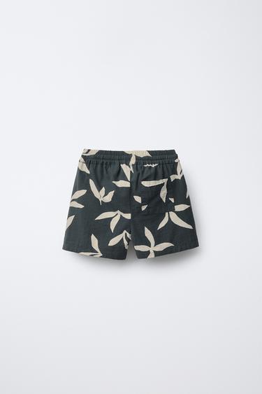 SHORT BRODÉ - Gris anthracite de Zara - Image 1