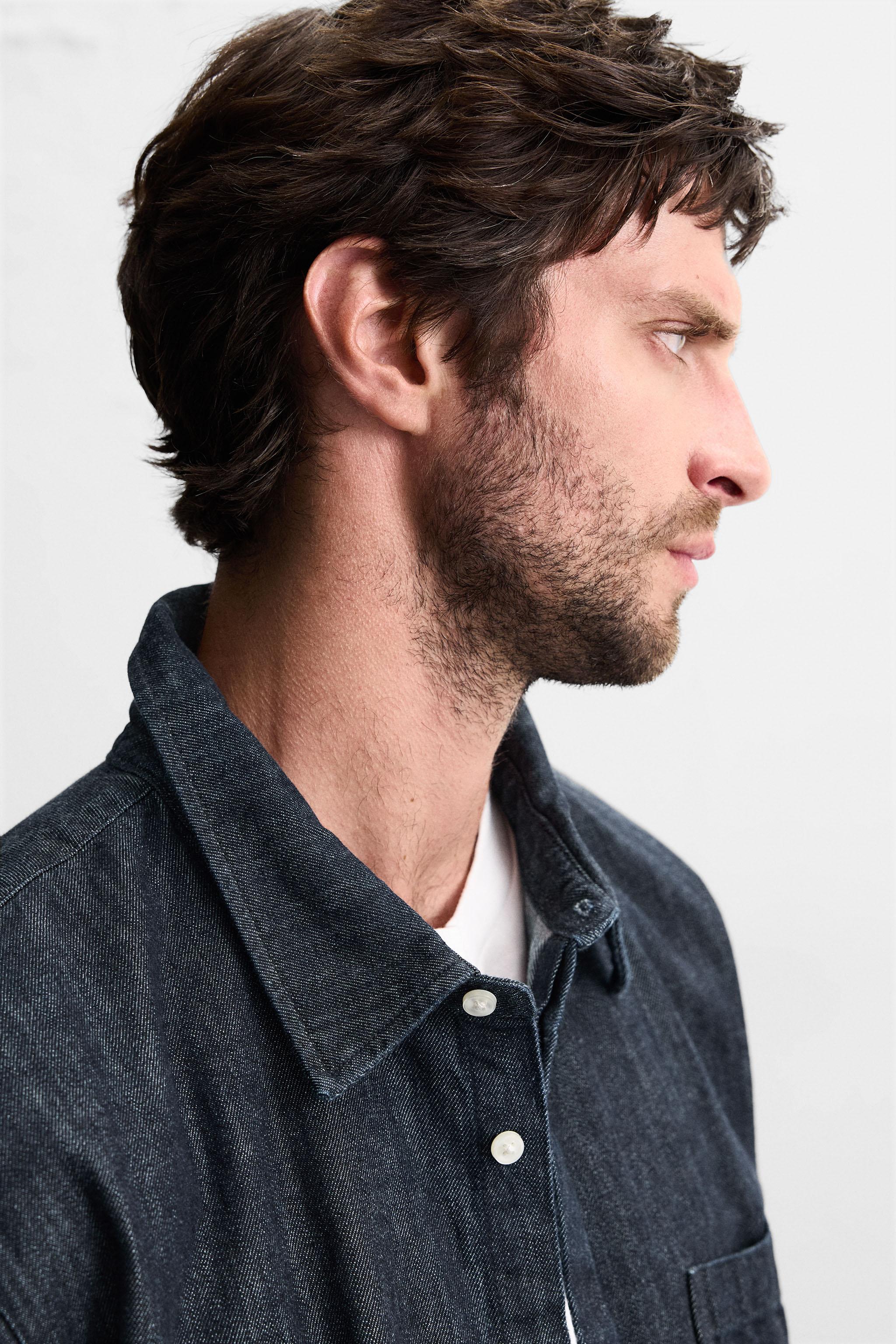 CHEMISE EN DENIM COUPE DÉCONTRACTÉE