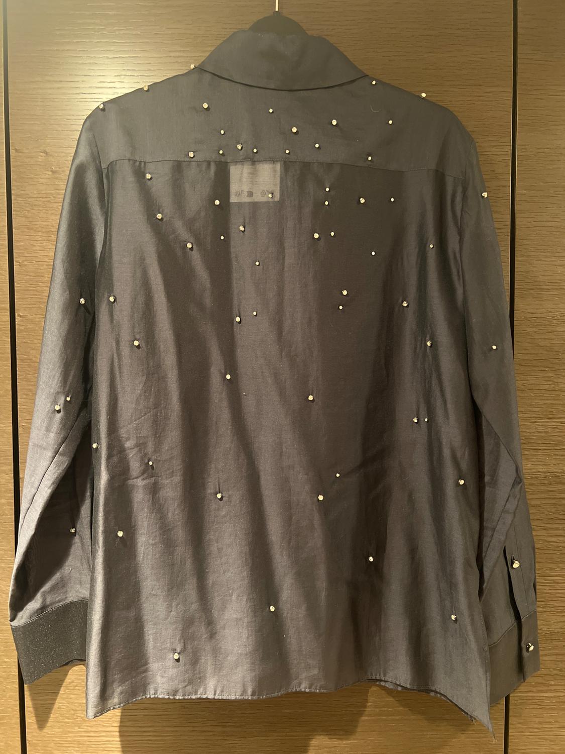 ZW COLLECTION EMBROIDERED SHIRT WITH JEWELS - Image 2