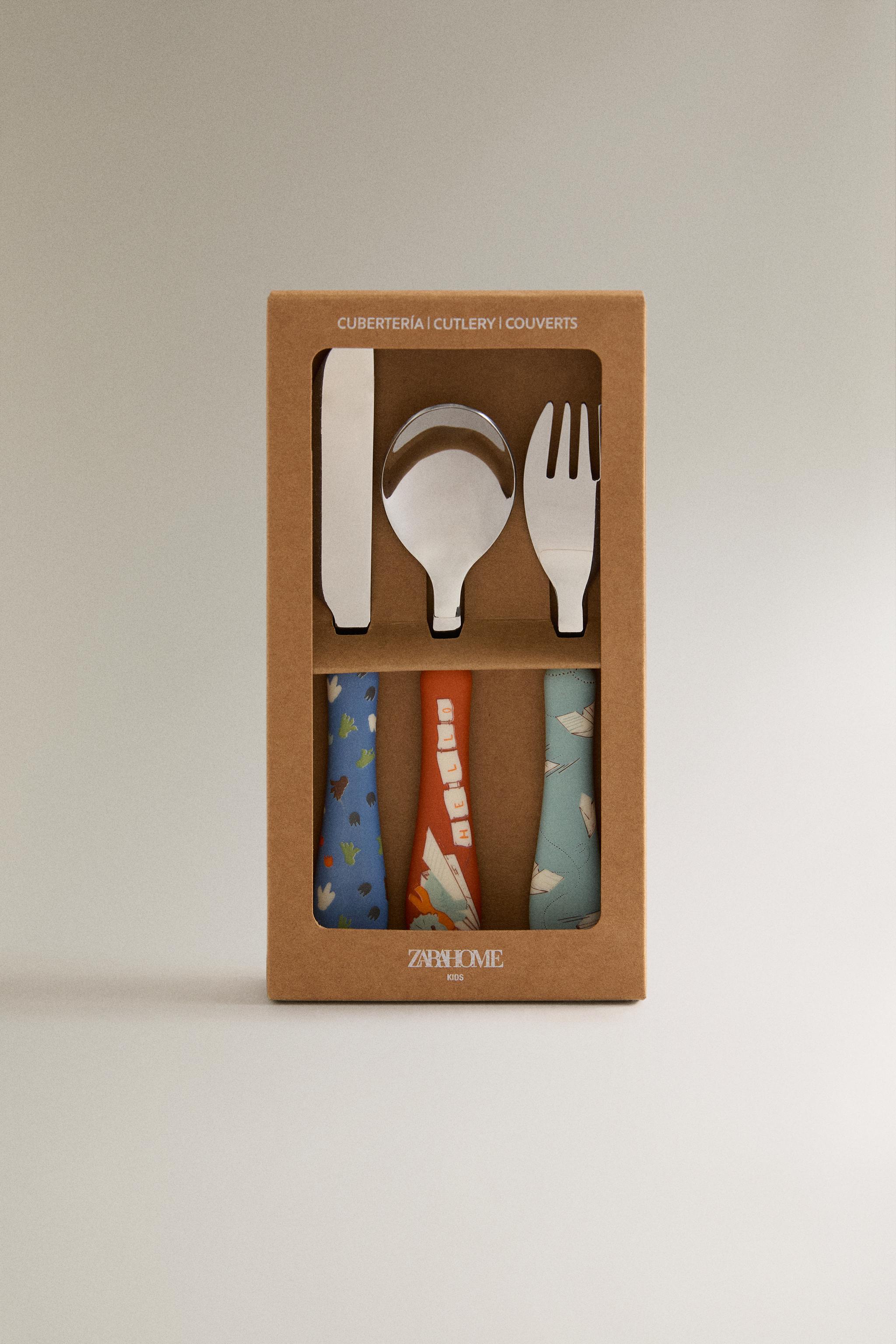 ENSEMBLE DE COUVERTS POUR ENFANT DINOSAURES