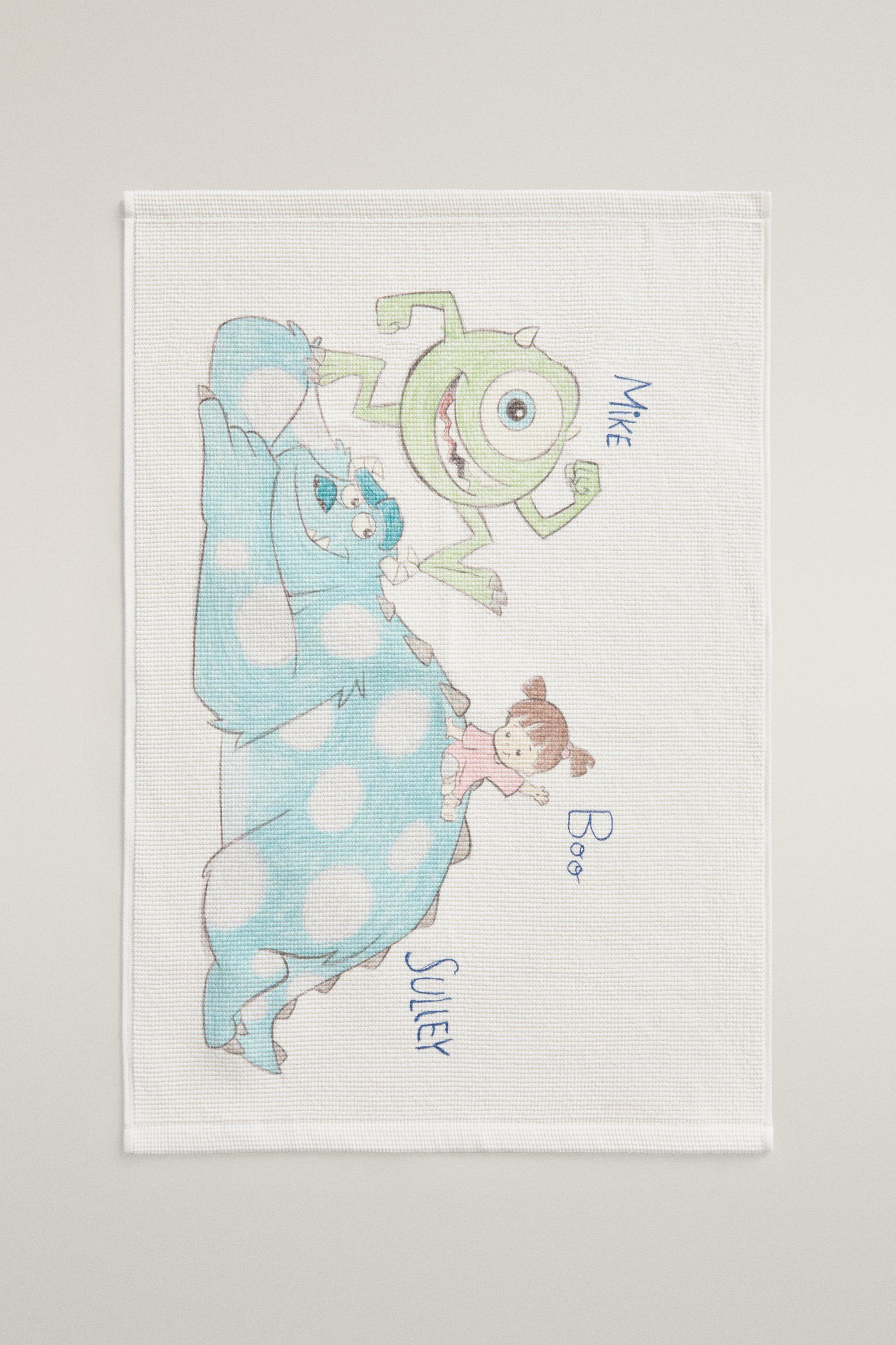 KIDS' MONSTERS, INC. ©DISNEY/PIXAR BATH MAT — Cream