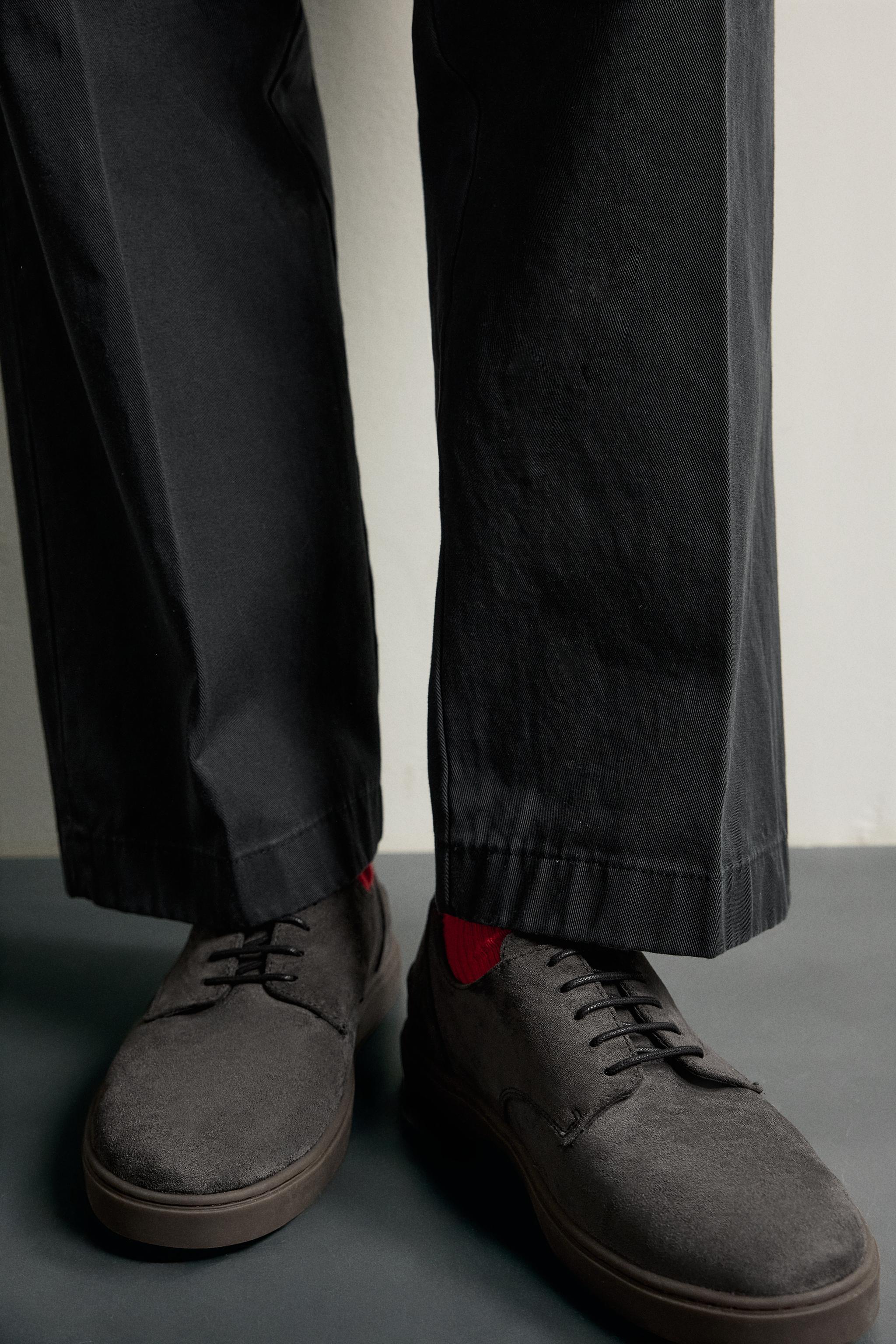 Обувь Zara CASUAL LACE-UP SHOES — фото 3