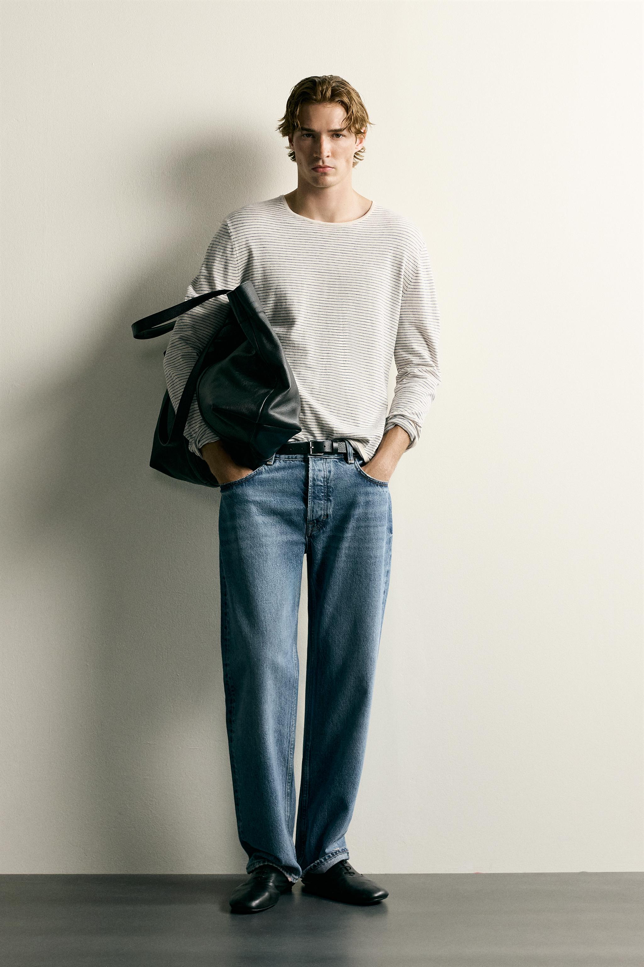 LIGHTWEIGHT STRIPED JACQUARD JUMPER