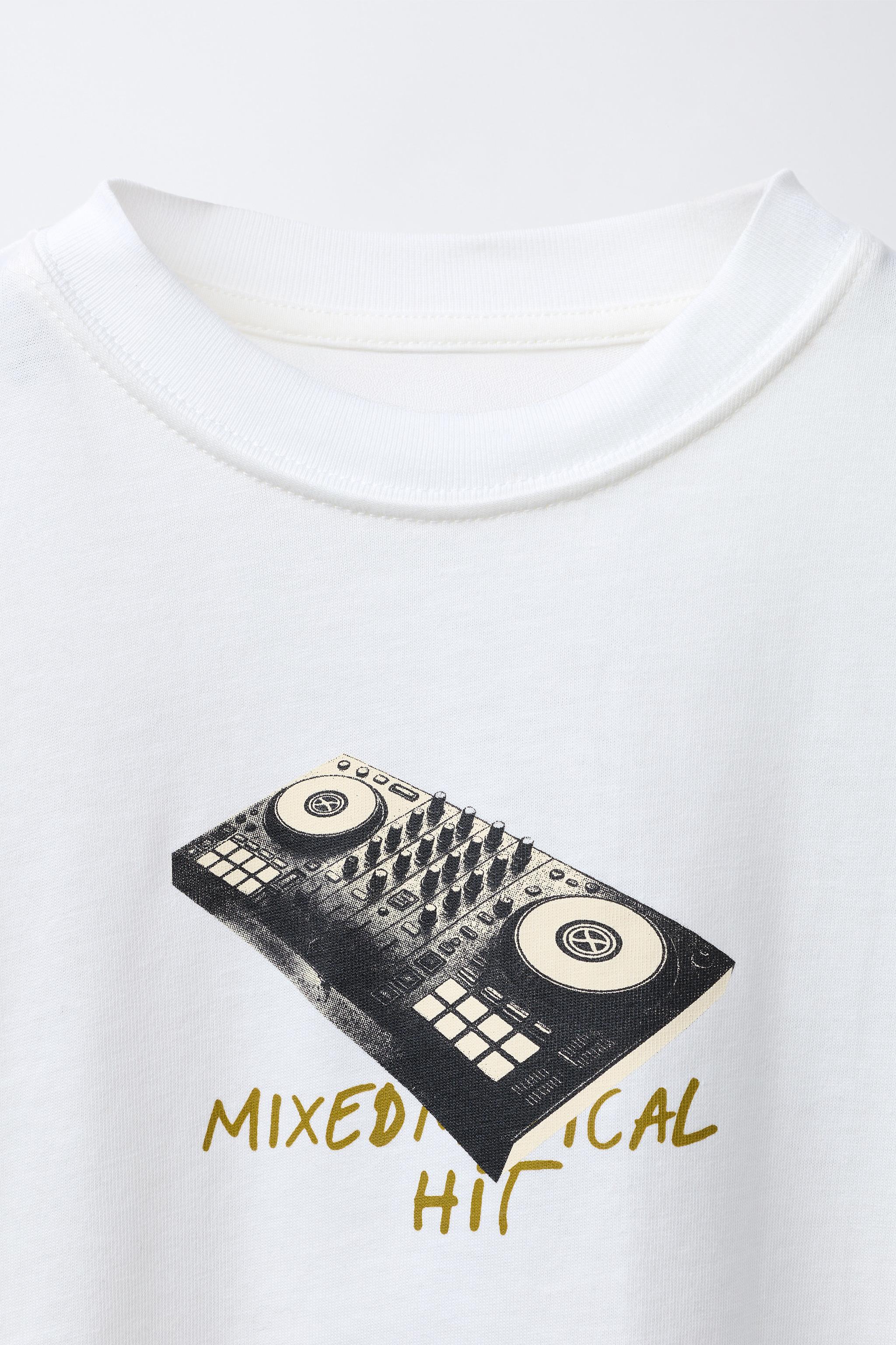 MUSIC PRINT T-SHIRT