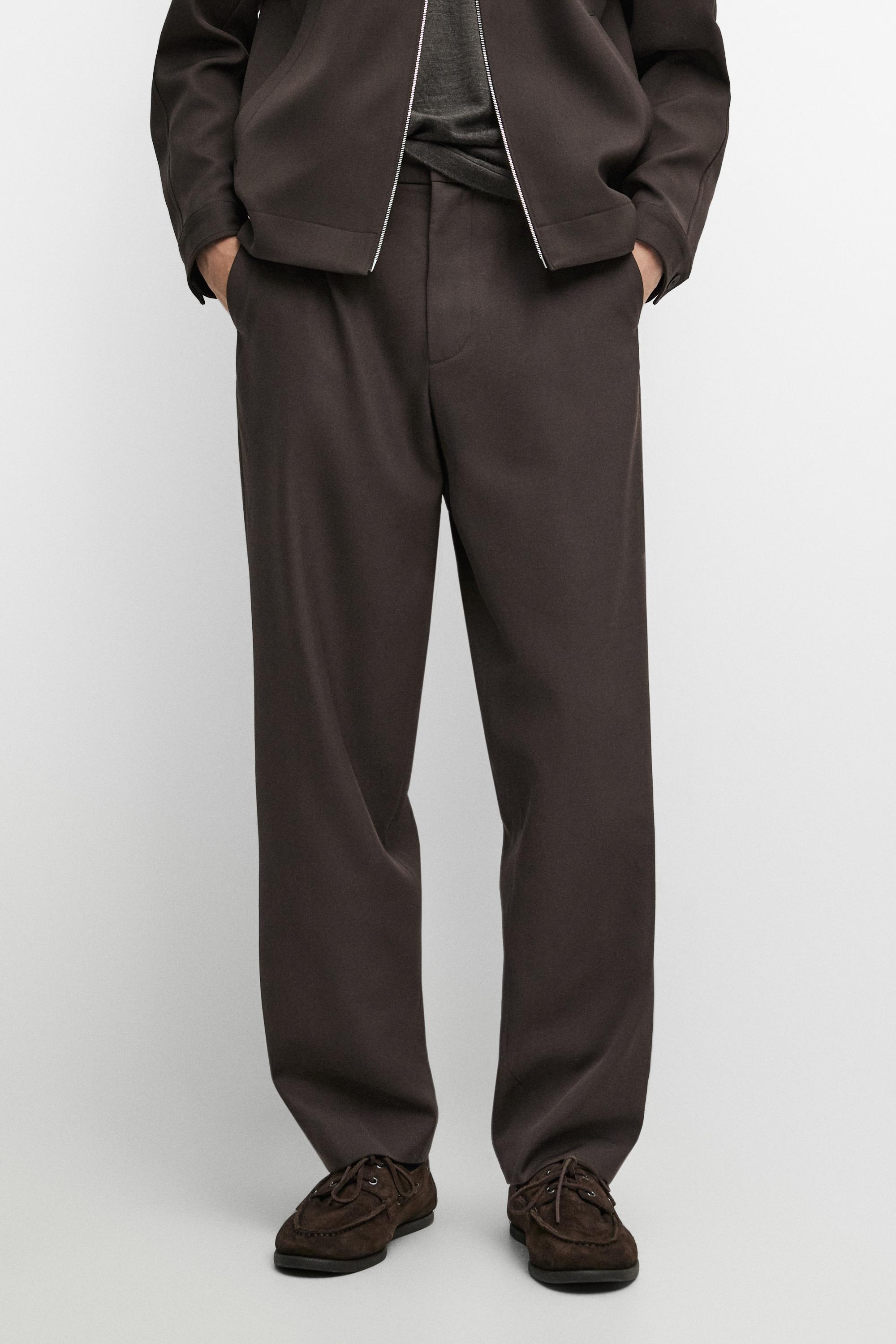 100% cool wool total look pants