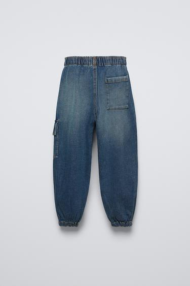 CARGO JOGGER JEANS - Mid-blue de Zara - Image 1