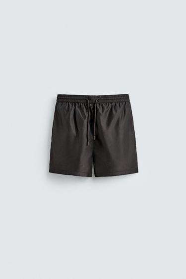 ПЛАВКИ СРЕДНЕЙ ДЛИНЫ AARON LEVINE X ZARA — КОРИЧНЕВЫЙ от Zara