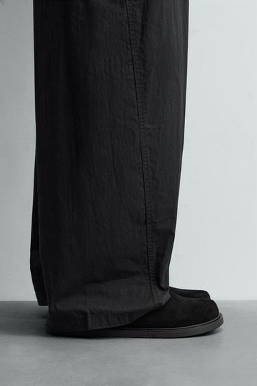 SABOTS EN CUIR - Noir de Zara - Image 0