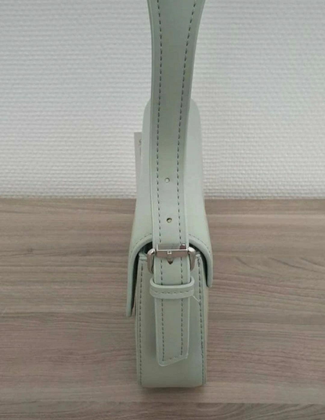 SHOULDER BAG WITH GEOMETRIC FLAP - Image 5