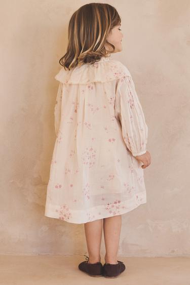2-5 YEARS / 100% RAMIE FLORAL DRESS LIMITED EDITION - Pinks by Zara