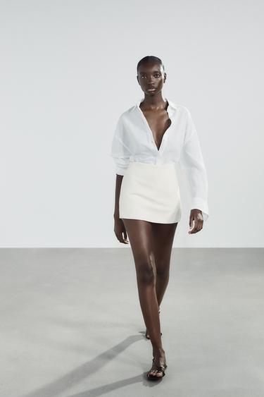Zara SKORT - Oyster-white - Image 0